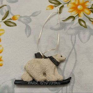 Utah Polar Bear Ornament